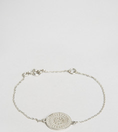 Серебристый браслет с отделкой в ацтекском стиле Carrie Elizabeth - Серебряный