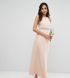 Декорированное платье макси TFNC WEDDING - Розовый