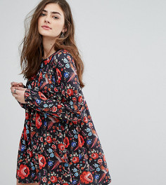 Свободное платье с цветочным принтом Missguided - Мульти