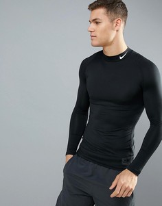 Черный компрессионный лонгслив Nike Training Pro 703090-010 - Черный