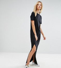 Платье-футболка макси ASOS TALL - Черный