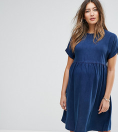 Свободное платье New Look Maternity - Синий