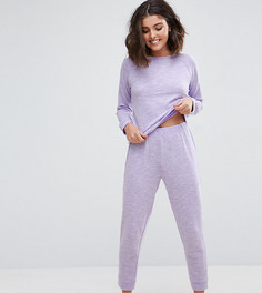 Свитшот и джоггеры ASOS PETITE LOUNGE - Фиолетовый