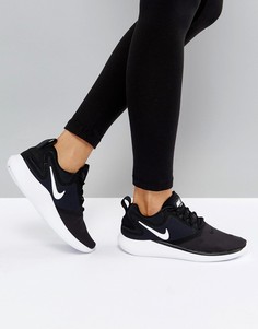 Черно-белые кроссовки Nike Running Lunarsolo - Мульти