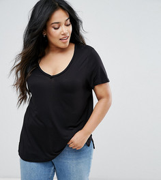 Оверсайз-футболка Brave Soul Plus - Черный