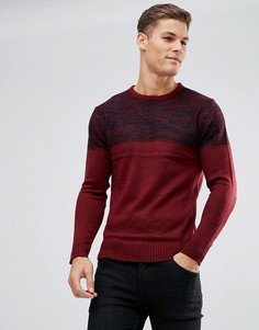 Джемпер с эффектом изнанки на вставке Brave Soul - Темно-синий