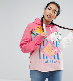 Худи с принтом ASOS CURVE - Мульти