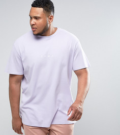 Фиолетовая oверсайз-футболка из вафельного трикотажа Puma PLUS эксклюзивно для ASOS - Фиолетовый