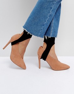 Однотонные носки со штрипками ASOS - Черный
