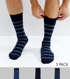 Набор из 3 пар носков с полосками в подарочной упаковке Levis - Темно-синий Levis®