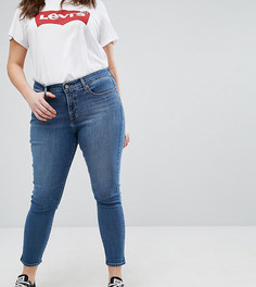 Супероблегающие корректирующие джинсы Levis Plus 310 - Синий