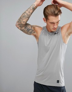 Серая майка Nike Training Hypercool 828160-003 - Серый