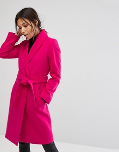 Легкое пальто с запахом Gianni Feraud - Розовый