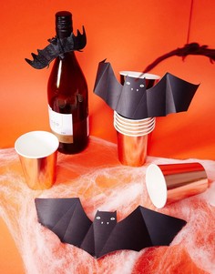 Бумажные стаканы с отделкой металлик для горячих и холодных напитков Meri Meri Halloween - Мульти