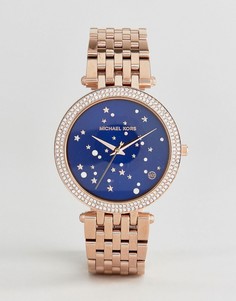 Часы со звездами на циферблате Michael Kors MK3728 Darci - Золотой