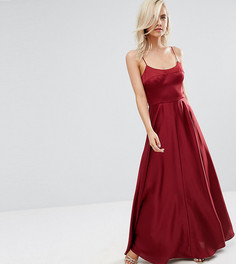 Платье макси на бретелях ASOS PETITE - Красный