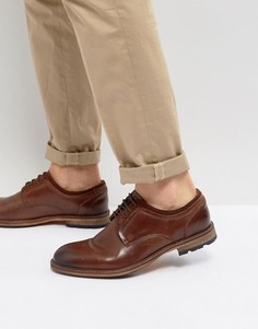 Кожаные туфли коньячного цвета Steve Madden - Коричневый