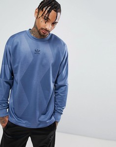 Синий трикотажный свитшот adidas Originals Chicago Pack Nova Goalie BR5100 - Синий