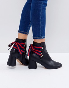 Ботильоны с кружевными вставками ASOS RIDA - Черный