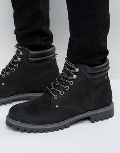 Черные замшевые ботинки Jack &amp; Jones Stoke - Черный