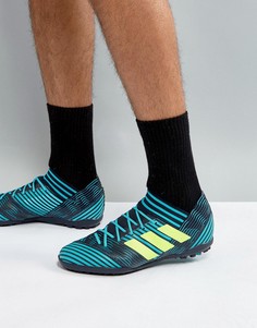 Темно-синие футбольные кроссовки для игры на газоне adidas Nemeziz Tango 17.3 Astro BY2463 - Темно-синий