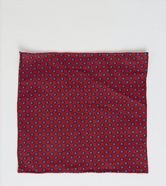 Платок для пиджака с мелким геометрическим принтом Heart &amp; Dagger - Красный