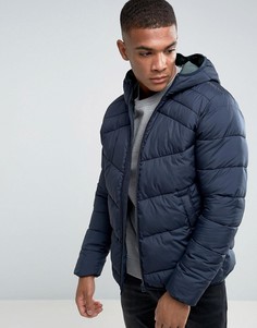 Стеганая куртка с капюшоном Jack &amp; Jones - Темно-синий