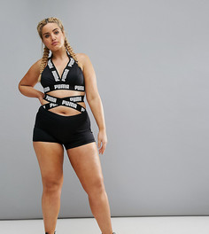 Шорты с ремешком Puma эксклюзивно для ASOS Plus - Черный