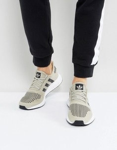 Бежевые кроссовки adidas Originals Swift Run CG4114 - Бежевый