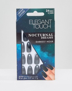 Накладные ногти-стилеты Elegant Touch Nocturnal Dreams - Darkest Hour - Серый