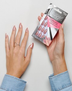 Накладные ногти-стилеты Elegant Touch - Chrome Kisses - Розовый