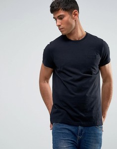 Черная облегающая футболка с карманом Jack Wills Ayleford - Черный