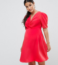 Чайное платье мини ASOS Maternity - Красный