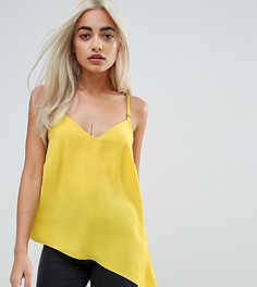Асимметричный топ на бретелях New Look Petite - Оранжевый