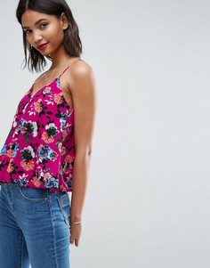 Топ с цветочным принтом ASOS - Мульти