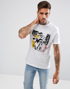 Белая футболка классического кроя с логотипом Original Penguin - Белый