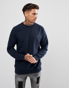 Темно-синий свитшот с логотипом Original Penguin - Темно-синий