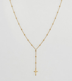 Позолоченное ожерелье с кристаллами Swarovski от Dogeared - Золотой