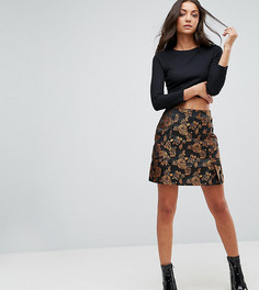 Парчовая мини-юбка Fashion Union Tall - Мульти