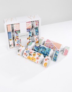 Подарочный набор в упаковках-хлопушках с принтом тканей и цветов Vintage &amp; Co - Бесцветный Beauty Extras