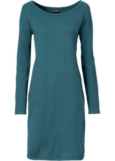 Вязаное платье (сине-зеленый матовый новый) Bonprix