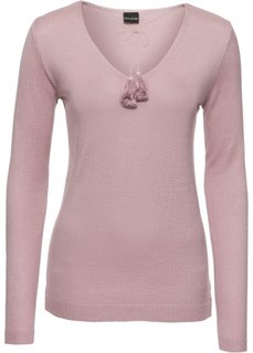Пуловер (розовое дерево) Bonprix
