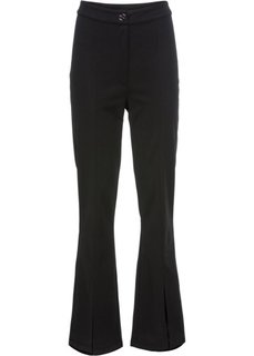 Брюки с разрезами (черный) Bonprix