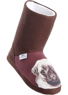 Тапочки (темно-коричневый) Bonprix