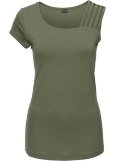 Футболка (оливковый) Bonprix