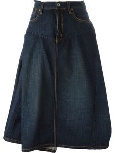 пышная джинсовая юбка Junya Watanabe Comme Des Garçons