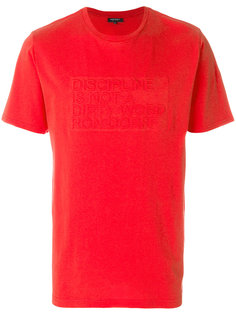 Discipline embossed T-shirt Ron Dorff
