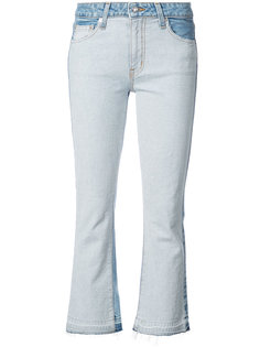 укороченные расклешенные джинсы Gia Derek Lam 10 Crosby