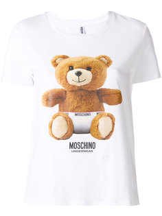 футболка с принтом  Moschino