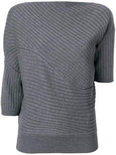 asymmetric ribbed knitted top  J.W.Anderson